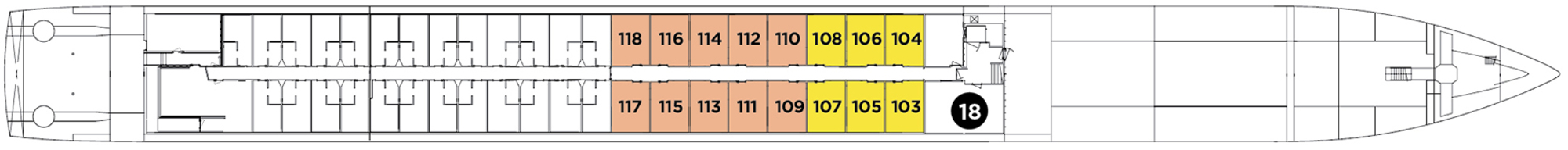 Indigo Deck plan
